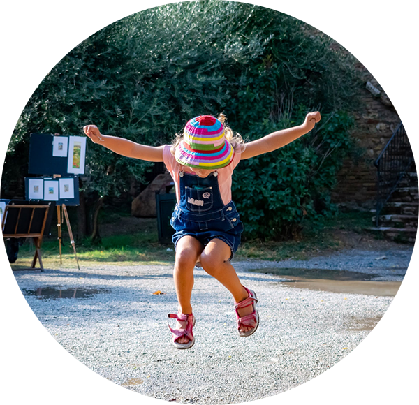 girl jumping