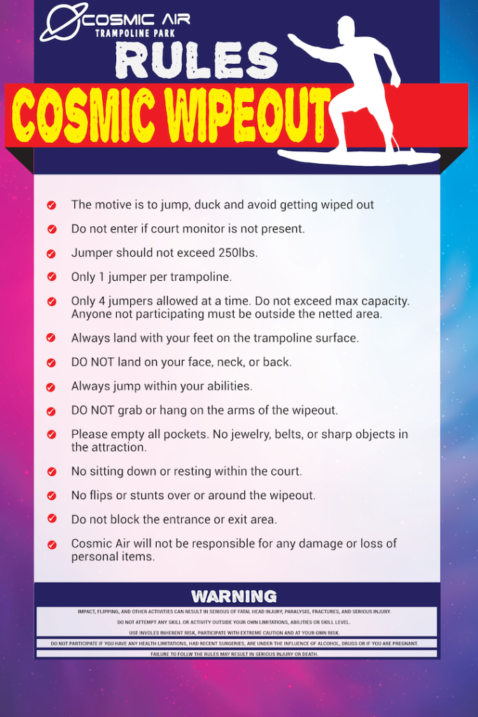 Cosmic-Wipeout rules