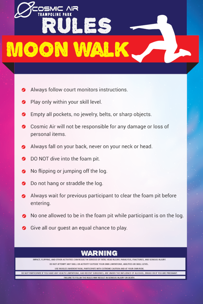 Moonwalk rules