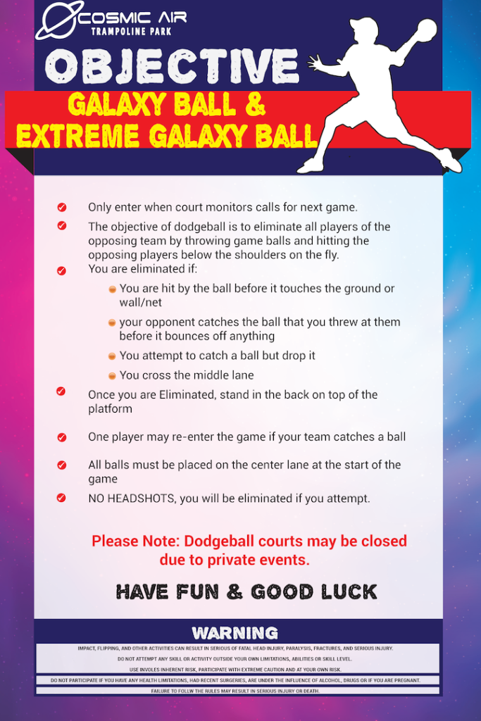 Dodgeball objectives